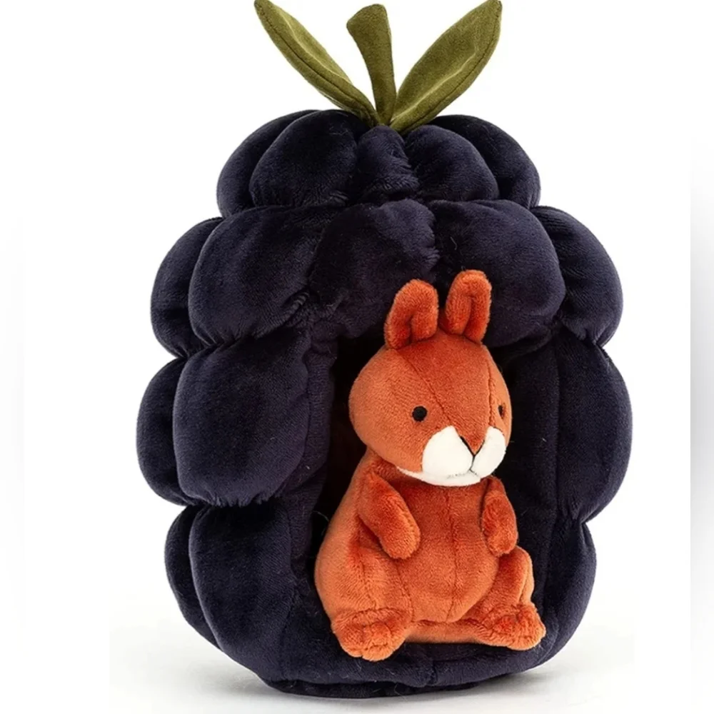 Jellycat Brambling Squirrel 7x6" Soft and Plush NWT - Picture 2 of 4